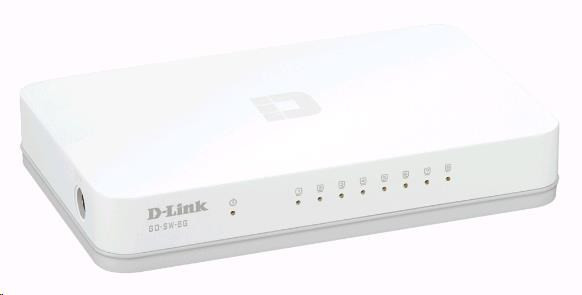 Levně D-Link GO-SW-8G 8-port 10/100/1000 Gigabit Desktop Switch