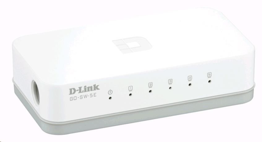 Levně D-Link GO-SW-5E 5-Port 10/100 Desktop Switch