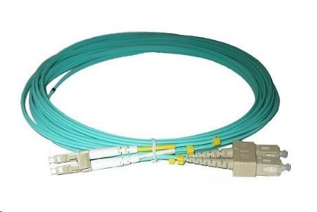 Levně Duplexní patch kabel MM 50/125, OM3, LC-SC, LS0H, 2m