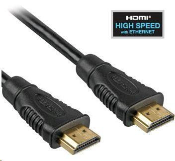 Levně PREMIUMCORD Kabel HDMI 2m High Speed + Ethernet (v1.4), zlacené konektory