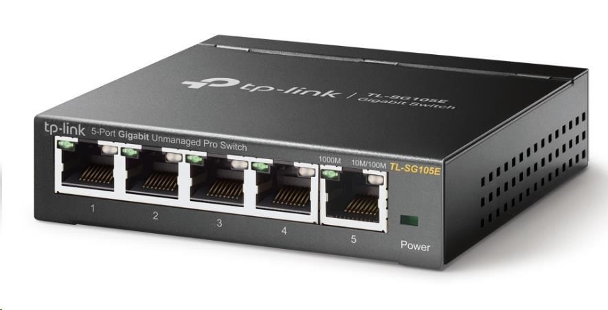 Levně TP-Link Easy Smart switch TL-SG105E (5xGbE, fanless)