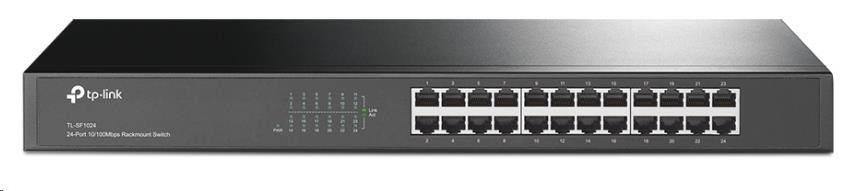 TP-Link switch TL-SF1024 (24x100Mb/s, fanless)