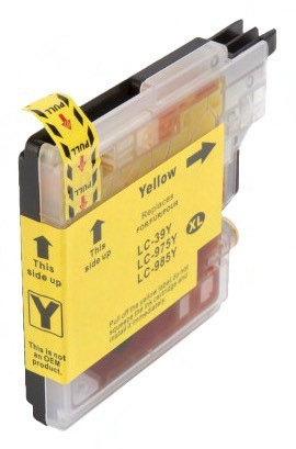 Levně BROTHER LC-985 - kompatibilní cartridge, žlutá, 560 stran