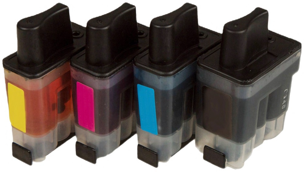 Levně MultiPack BROTHER LC-900 + 20ks fotopapíru - kompatibilní cartridge, černá + barevná, 1x25ml/3x19ml