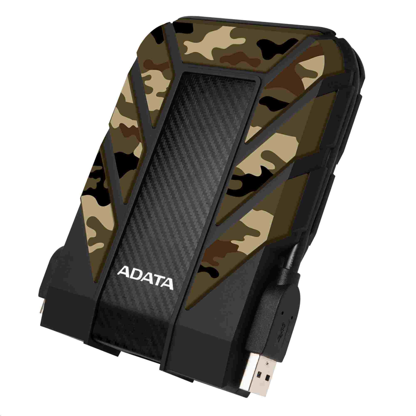 Levně ADATA Externí HDD 2TB 2, 5\" USB 3.1 DashDrive Durable HD710M Pro, kamufláž (gumový, nárazu/vodě/prachu odolný)
