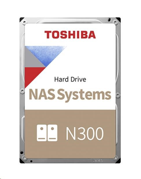 Levně TOSHIBA HDD N300 NAS 10TB, SATA III, 7200 rpm, 256MB cache, 3, 5\", RETAIL