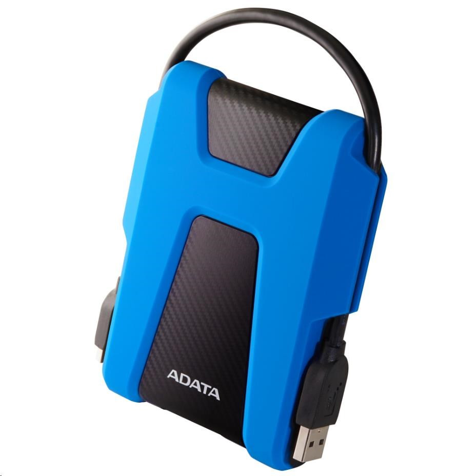 ADATA Externí HDD 1TB 2, 5\\" USB 3.1 AHD680, modrý (gumový, nárazu odolný)