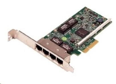 Levně DELL Broadcom 5719 QP 1Gb Network Interface Card Full Height CusKit T150, T350, T550, R450, R650, R750