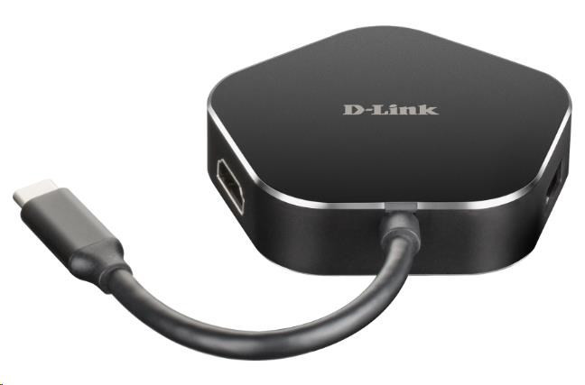 Levně D-Link DUB-M420 4-in-1 USB-C Hub with HDMI and Power Delivery