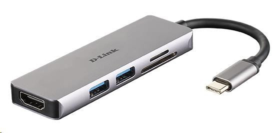 Levně D-Link DUB-M530 5-in-1 USB-C Hub with HDMI and SD/microSD Card Reader