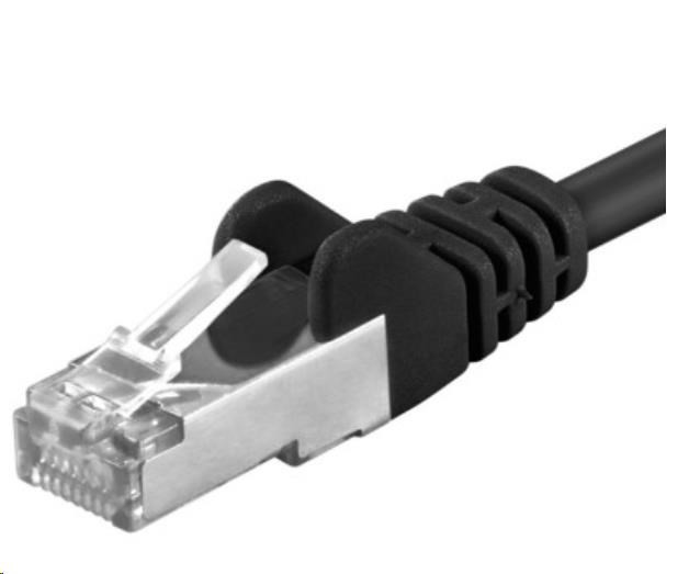 Levně PREMIUMCORD Patch kabel CAT6a S-FTP, RJ45-RJ45, AWG 26/7 0, 5m černá