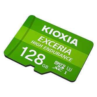 Levně Kioxia Paměťová karta Exceria High Endurance (M303E), 128GB, microSDXC, LMHE1G128GG2, UHS-I U3 (Class 10)
