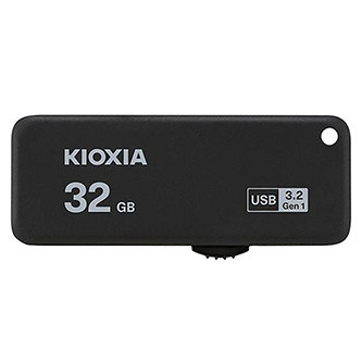 Levně Kioxia USB flash disk, USB 3.0, 32GB, Yamabiko U365, Yamabiko U365, černý, LU365K032GG4