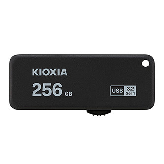 Levně Kioxia USB flash disk, USB 3.0, 256GB, Yamabiko U365, Yamabiko U365, černý, LU365K256GG4