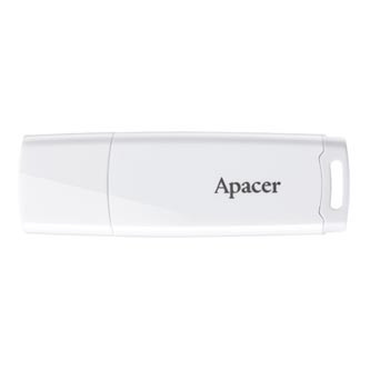 Levně Apacer USB flash disk, USB 2.0, 32GB, AH336, bílý, AP32GAH336W-1, USB A, s krytkou