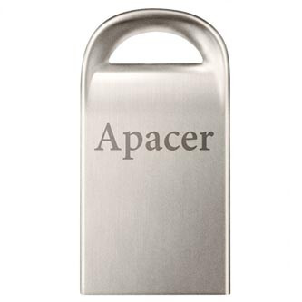 Levně Apacer USB flash disk, USB 2.0, 64GB, AH115, stříbrný, AP64GAH115S-1, USB A, s poutkem