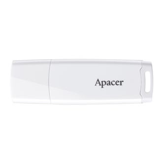 Levně Apacer USB flash disk, USB 2.0, 64GB, AH336, bílý, AP64GAH336W-1, USB A, s krytkou