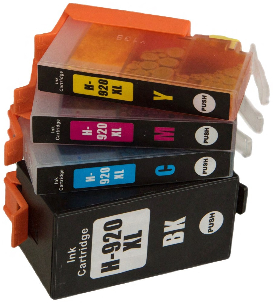 Levně MultiPack HP C2N92AE - kompatibilní cartridge HP 920-XL, černá + barevná, 1x32ml/3x14ml