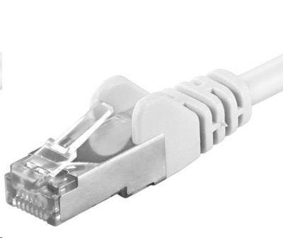 Levně PREMIUMCORD Patch kabel CAT6a S-FTP, RJ45-RJ45, AWG 26/7 5m bílá