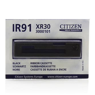Levně Citizen originální páska do pokladny, 3000101, IR 91, černá, Citizen IR91B, MD910, MD911, IDP3110, IDP3111, CBM900