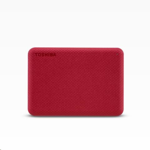 TOSHIBA HDD CANVIO ADVANCE (NEW) 2TB, 2, 5\\", USB 3.2 Gen 1, červená / red