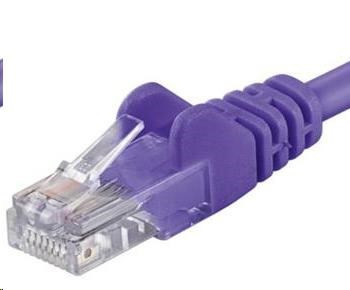 PREMIUMCORD Patch kabel UTP RJ45-RJ45 CAT5e 2m fialová