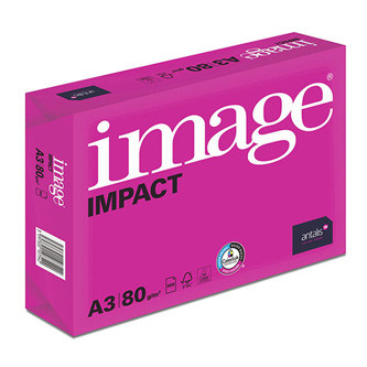 Levně Xerografický papír Image, Impact A3, 80 g/m2, bílý, 500 listů, spec. pro barevný laserový tisk