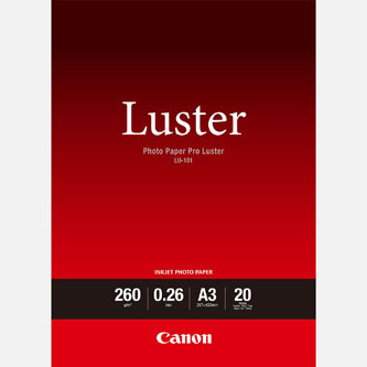 Canon LU-101 Photo Paper, LU-101, foto papír, lesklý, 6211B007, bílý, A3, 260 g/m2, 20 ks, inkoustový