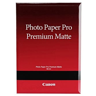 Levně Canon PM-101 Photo Paper Premium Matte, PM-101, foto papír, matný, 8657B017, bílý, A2, 16.54x23.39", 210 g/m2, 20 ks, nespecifikov
