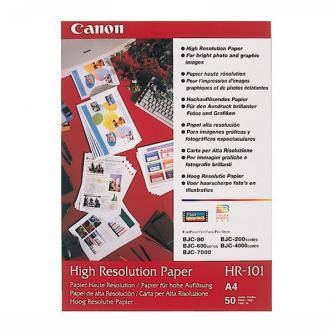 Levně Canon High Resolution Paper, HR-101 A4, foto papír, speciálně vyhlazený, 1033A002, bílý, A4, 106 g/m2, 50 ks, inkoustový
