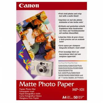 Canon Matte Photo Paper, MP-101 A4, foto papír, matný, 7981A005, bílý, A4, 170 g/m2, 50 ks, inkoustový