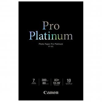 Levně Canon Photo Paper Pro Platinum, PT-101 A3+, foto papír, lesklý, 2768B018, bílý, A3+, 13x19", 300 g/m2, 10 ks, inkoustový