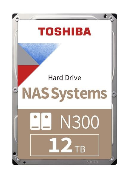 Levně TOSHIBA HDD N300 NAS 12TB, SATA III, 7200 rpm, 256MB cache, 3, 5", BULK