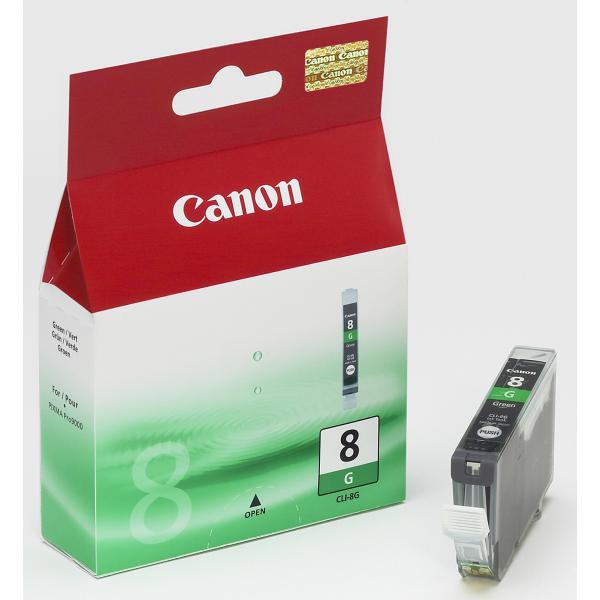 Levně CANON CLI-8 - originální cartridge, zelená, 13ml