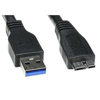USB kabel (3.0), USB A samec - USB micro A samec, 2m, černý