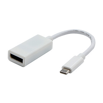 USB/Video převodník, DP Alt Mode, USB C samec - DisplayPort samice, bílý, 4K2K@30Hz 65507