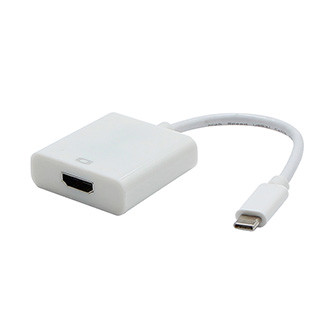 Levně USB/Video převodník, DP Alt Mode, USB C samec - HDMI samice, bílý, plastic bag 4K2K@30Hz