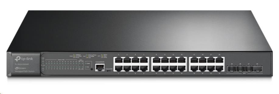TP-Link OMADA JetStream switch TL-SG3428XMP (24xGbE, 4xSFP+, 24xPoE+, 384W, 2x Console)