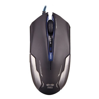 Myš drátová USB, E-blue Cobra EMS653, černá, optická, 3000DPI