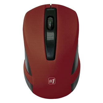 Myš bezdrátová, Defender MM-605, červená, optická, 1200DPI