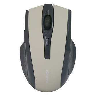 Myš bezdrátová, Defender Accura MM-665, černo-šedá, optická, 1600DPI