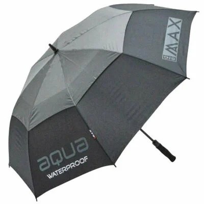 Levně BIG MAX Golfový deštník, černá/šedá, průměr 132 cm