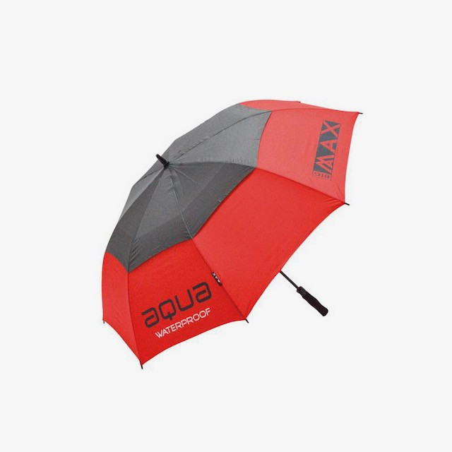 Levně BIG MAX Golfový deštník, červená/šedá, průměr 132 cm