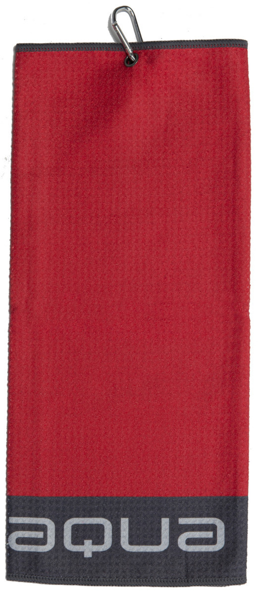 BIG MAX Golf towel, red/black