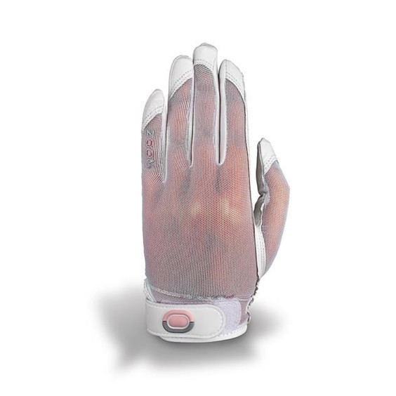 Levně ZOOM Golfová rukavice odpalovací, dámská, bílá, pravá, jedna velikost pro všechny
