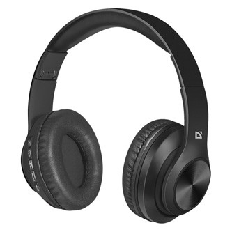 Levně Defender FreeMotion B552, sluchátka s mikrofonem, ovládání hlasitosti, černá, 2.0, 40 mm měniče typ USB