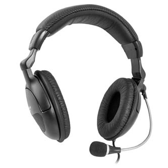 Levně Defender Orpheus HN-898, sluchátka s mikrofonem, ovládání hlasitosti, černá, uzavřená, 2x 3.5 mm jack
