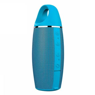 Levně YZSY Bluetooth reproduktor FLABO, 2x5W, modrý, regulace hlasitosti