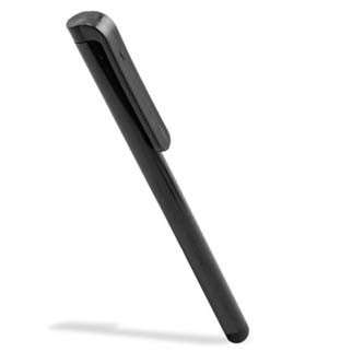 Levně Dotykové pero, kapacitní, kov, černé, pro iPad a tablet