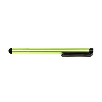 Levně Dotykové pero, kapacitní, kov, světle zelené, pro iPad a tablet